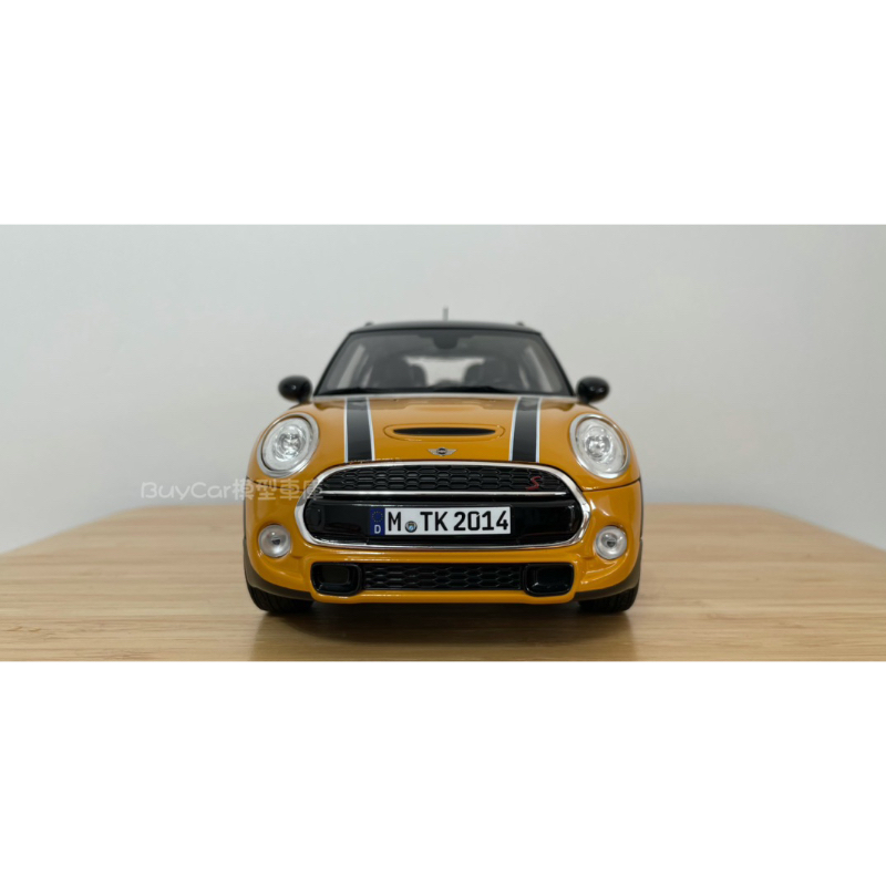 BuyCar模型車庫 1/18 MINI COOPER S F56 橙色 模型車