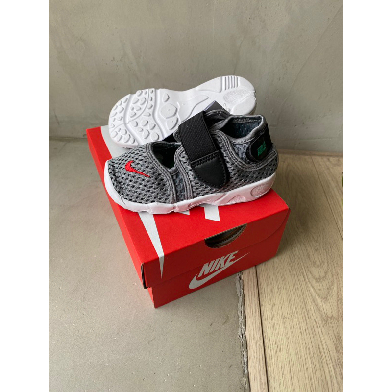 代購 2023新款 Nike Little Rift 2 Baby Toddler 灰色 幼童小童 兒童 網布洞洞忍者鞋