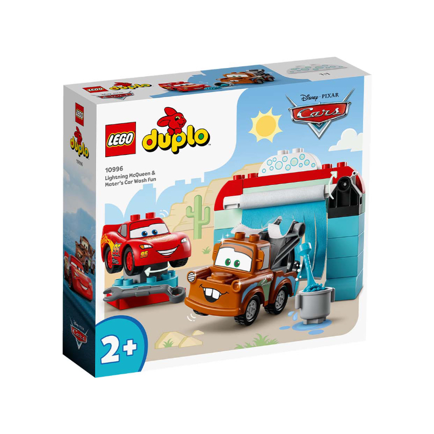 【台中OX創玩所】 LEGO 10996 得寶系列 閃電麥坤脫線洗車趣   DUPLO 大顆粒 樂高