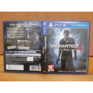 PS4 UNCHARTED 4 A Thief's End 秘境探險 4 盜賊末路 中英文合版