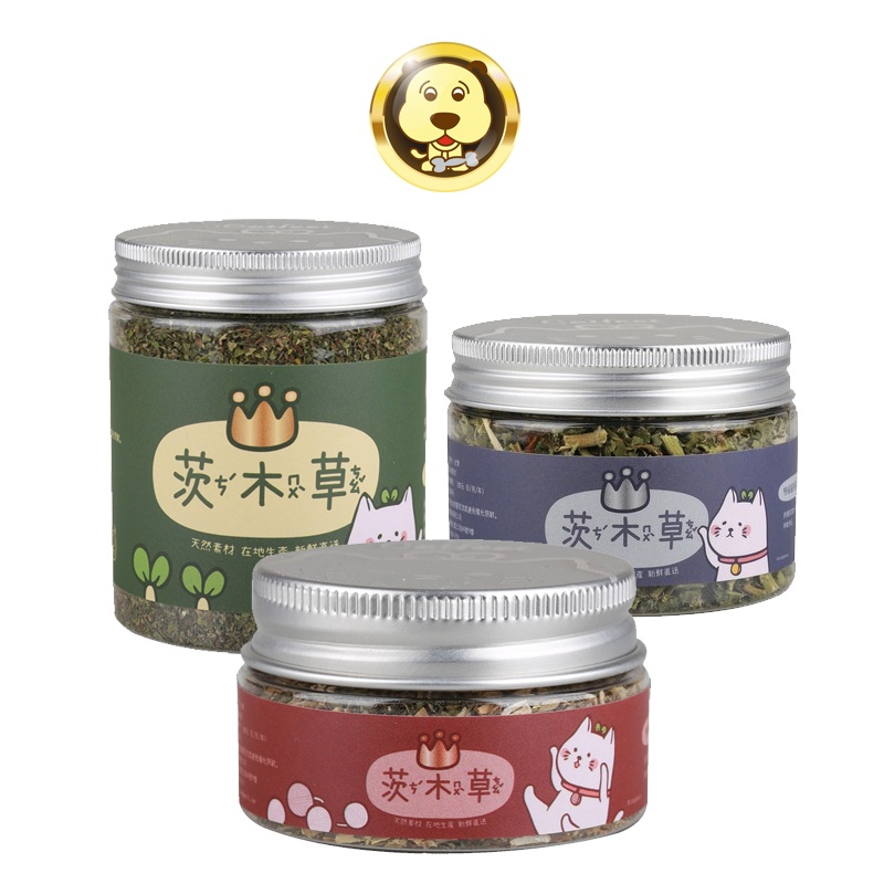 《Catfeet》食用級茨木草貓薄荷 台灣貓草 特選貓薄荷 木天蓼 天然貓玩具【三個寶】