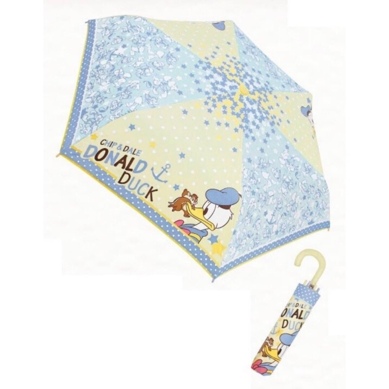 日版 正版 迪士尼 唐老鴨 奇奇蒂蒂 防風 摺疊傘 雨傘 可愛 造型
