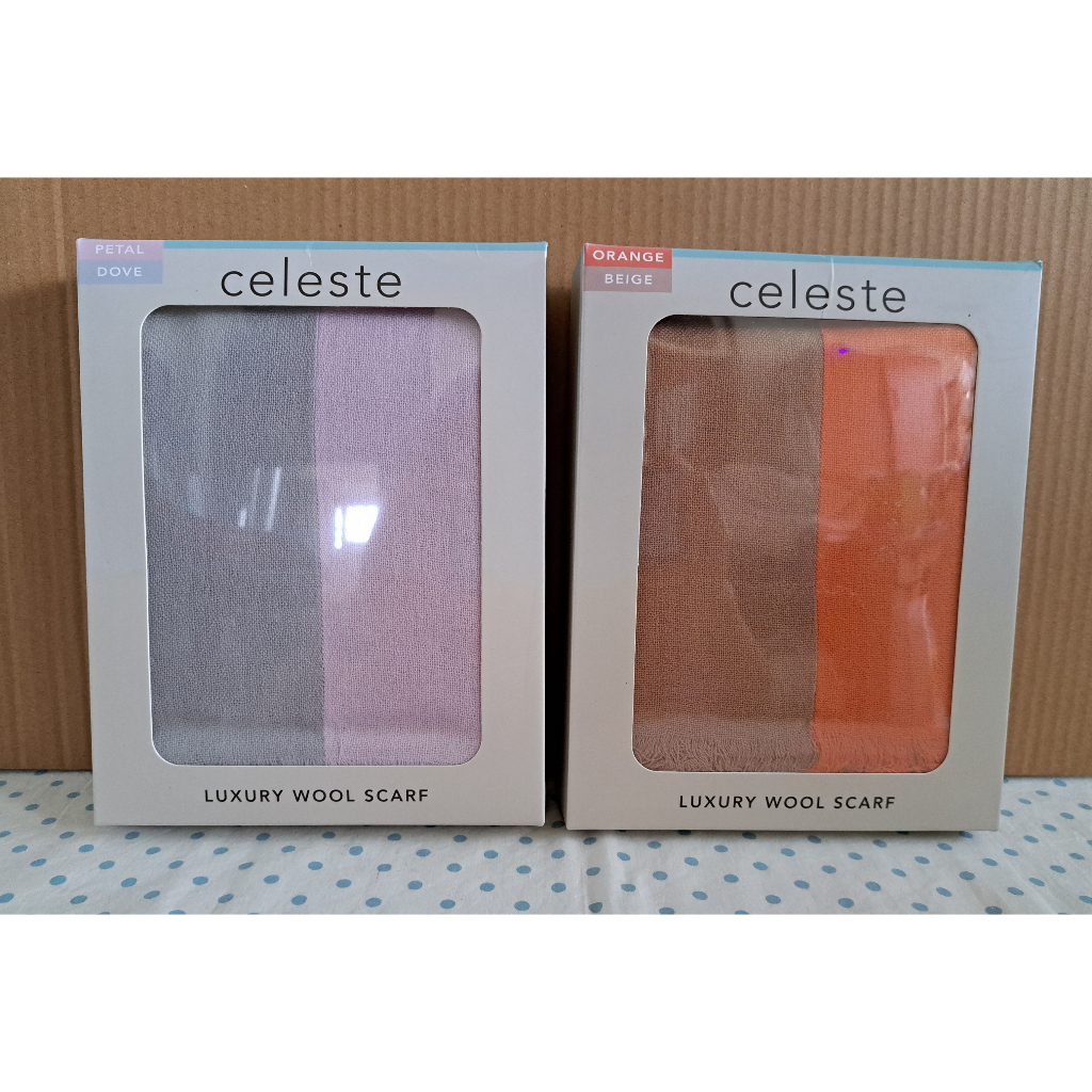 【現貨-全新品】Celeste 女羊毛圍巾 好市多 Costco