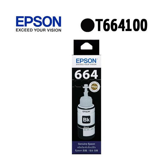 EPSON T664 664 原廠墨水 T664100 (黑色)