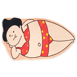 『台灣現貨』地墊 腳踏墊 踏墊 門墊 日本泳裝相撲力士地墊 浴室墊 卡通造型地墊