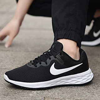 Nike 慢跑鞋 Revolution 6 NN 男鞋 輕量 透氣 舒適 避震 路跑 健身 黑白 DC3728-003