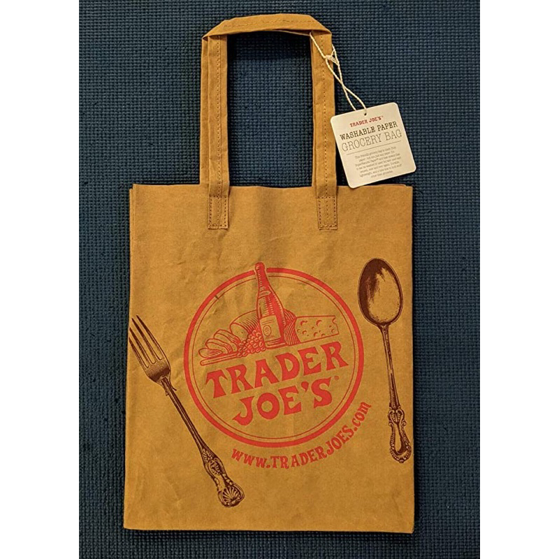 Trader Joe's 缺德舅 時尚環保購物袋 可水洗 重複使用 輕巧便攜 超實用