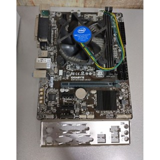 //二手良品// GIGABYTE 技嘉 GA-H110M-DS2 1151腳位 DDR4 主機板 : 附檔板+風扇