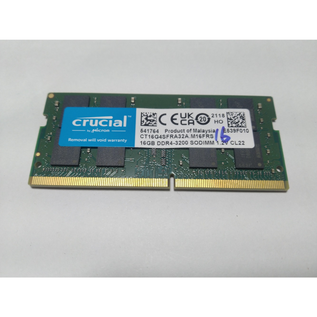 美光 MICRON CRUCIAL SKHYNIX DDR4 PC4 3200 16G 16GB RAM  筆電記憶體