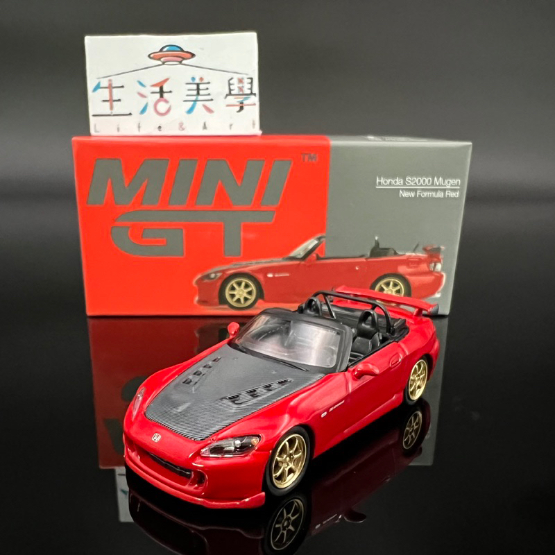 【生活美學】👏現貨秒出 1/64 Mini GT Honda S2000 Mugen #367 本田 敞篷 模型車