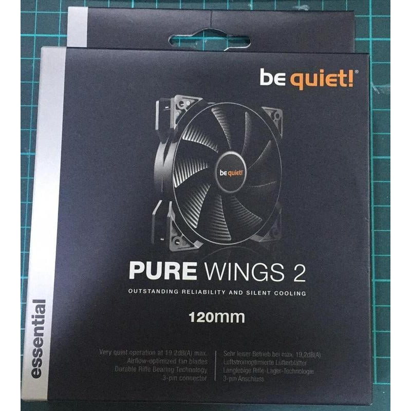 點子電腦-北投..全新◎德國be quiet! PURE WINGS 2散熱風扇120mm 12cm 3pin◎350元