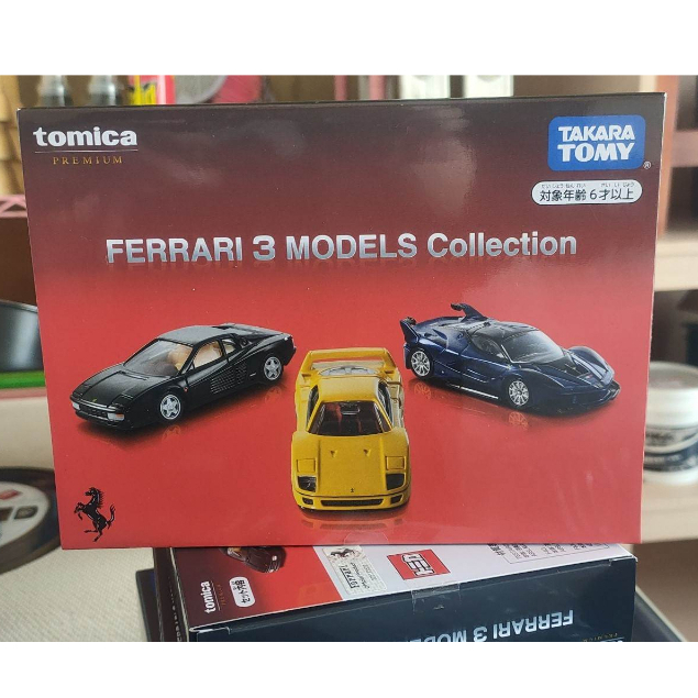(現貨) Tomica Ferrari 3 Models Collection 法拉利 盒車組