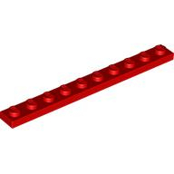 【小荳樂高】LEGO 紅色 1x10 薄板/薄片 Red Plate 447721 4477