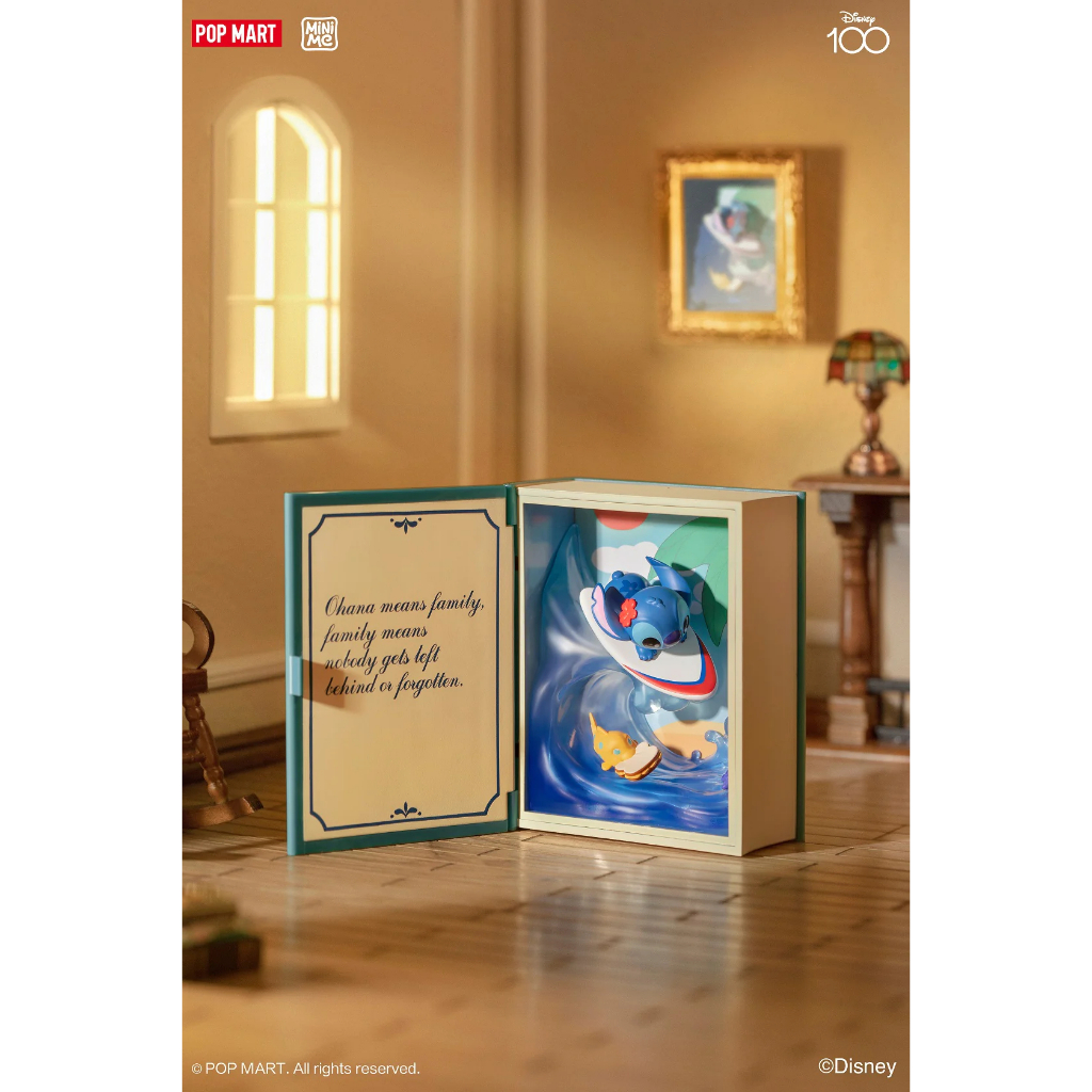 【DT小舖】正版 POPMART 泡泡瑪特 Disney 迪士尼 經典 童話書 系列 盲盒 皮諾丘 史迪奇 (台灣現貨)