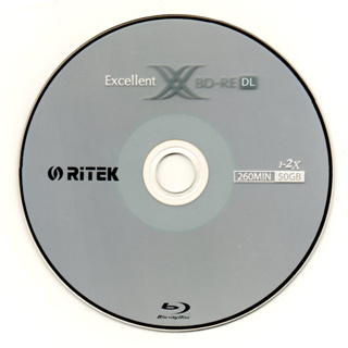 RITEK 錸德 BD-RE DL 2X 10片桶裝