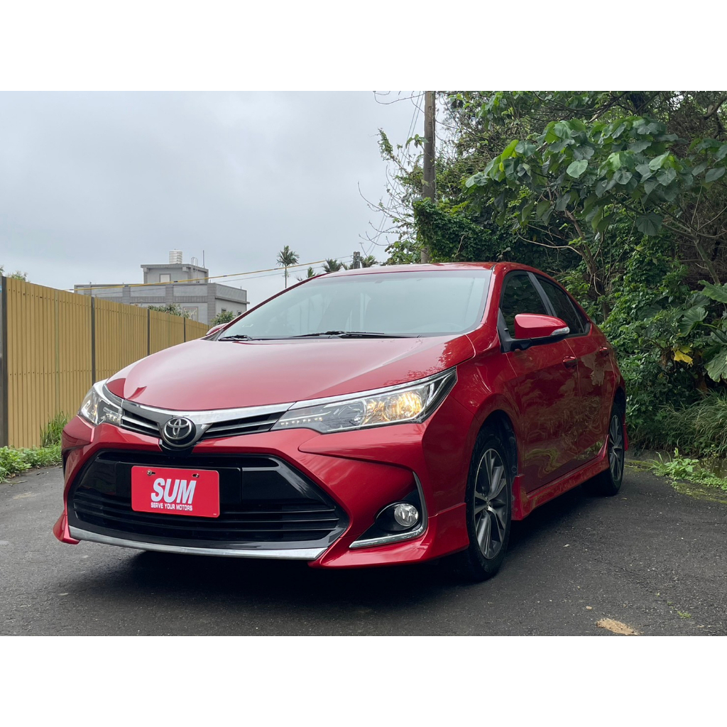 2018 Toyota Altis 1.8 紅色 X版