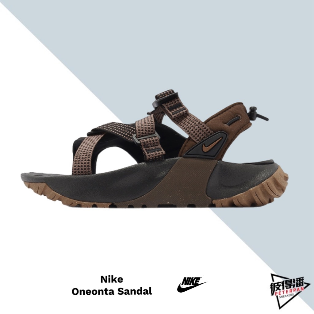 NIKE ONEONTA SANDAL 涼拖鞋 咖啡 男 DJ6603-002【彼得潘】