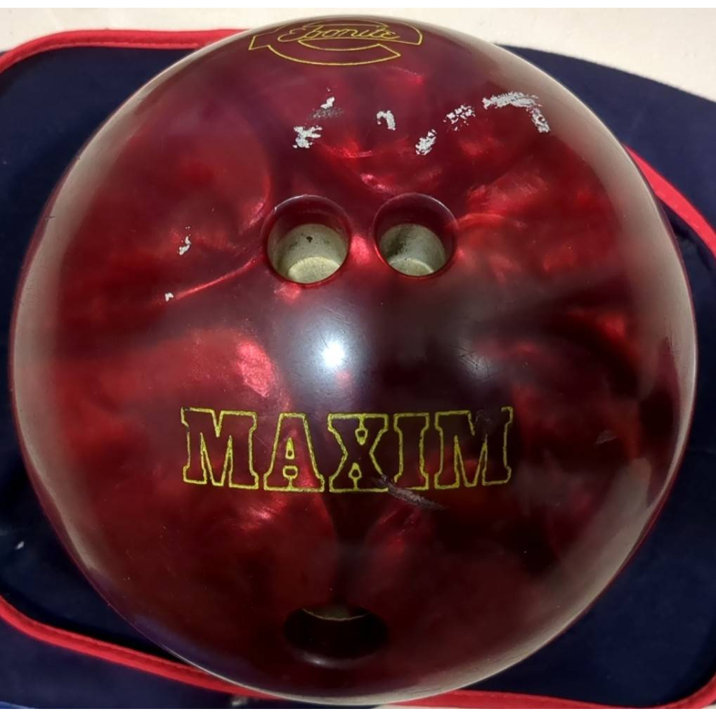 MAXIM保齡球Ebonite.34H0095.約10.3P(二手球)