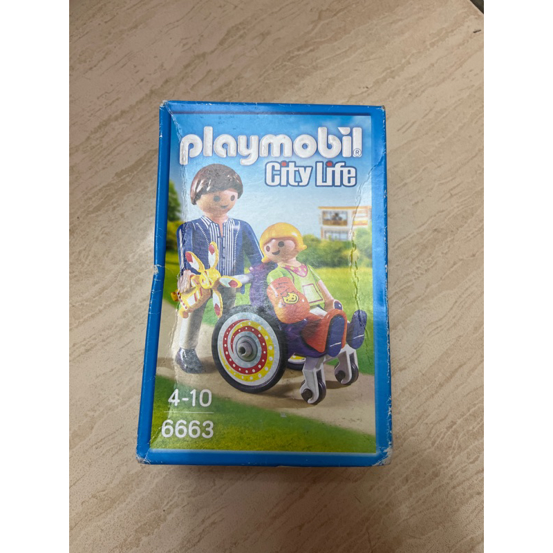 Peggy6693玩具商舖～Playmobil 6663小孩坐輪椅～特價中