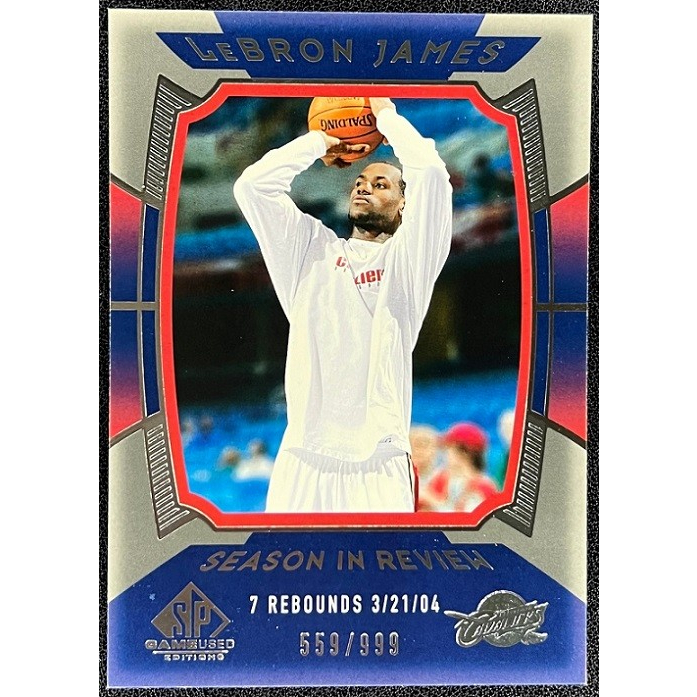 NBA球員卡 LeBron James  2004-05 SP Game Used #149 限量999