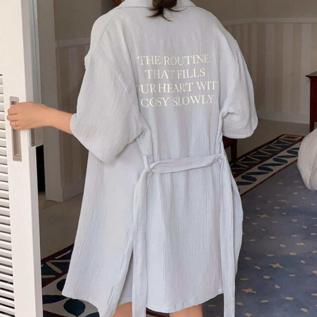 現貨💜 JUUNEEDU 總公司授權  Robe Routine 睡袍套裝組 韓國 睡衣品牌 居家小物