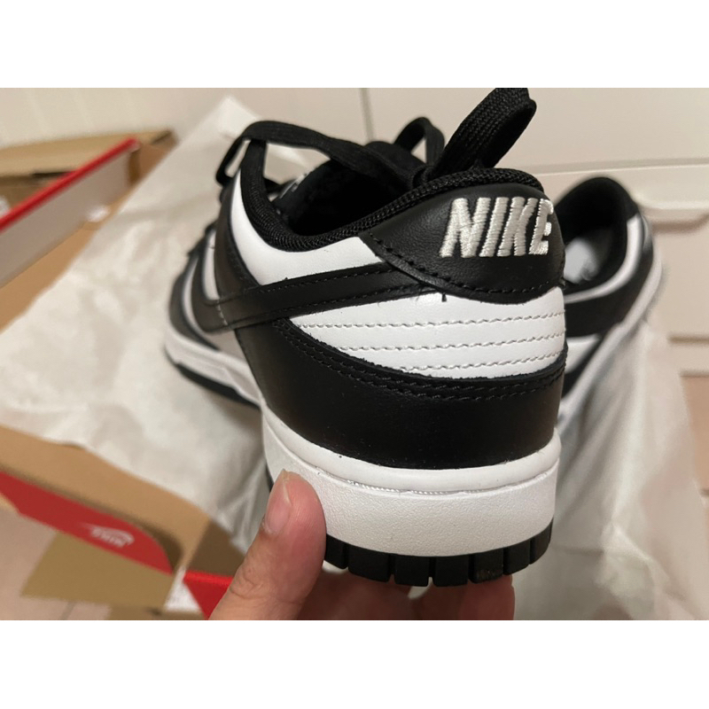 🏀羅德曼好物市集 全新 公司貨Nike Dunk Low 男 熊貓 皮革 滑板 休閒鞋 DD1391-100