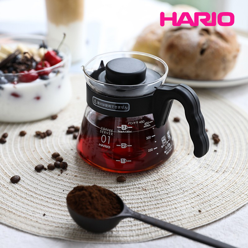 日本製 HARIO V60好握黑色咖啡壺 VCS-01B VCS-02B VCS-03B