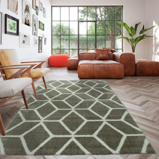 【范登伯格】比利時 Play簡約地毯-立體 咖(80x150/160x230/200x290cm)