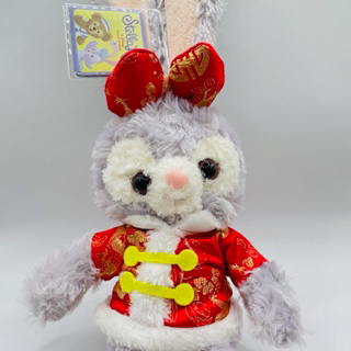 全新迪士尼 Disney Stella Lou 史黛拉兔 中國風造型 可愛毛絨玩具娃娃玩偶 達菲和雪莉玫的朋友 耳朵可彎