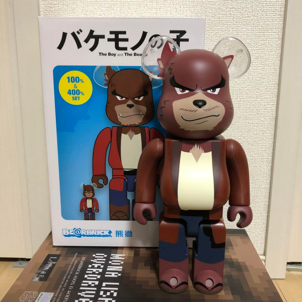 ベアブリック  400%  100% バケモノの子　熊徹　メディコムトイ ベアブリック BE@RBRICK 熊徹 100％＆400％ セット バケモノの子
