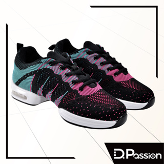 【D.Passion美佳莉】排舞鞋 爵士舞鞋 8228 黑飛織透氣 男女版型暢銷款