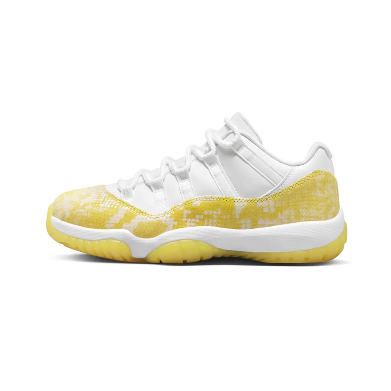 Air Jordan 11 休閒鞋 W Yellow Snakeskin 黃金蟒 女鞋 AH7860-107