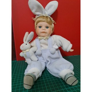 經典可愛baby 嬰兒陶瓷娃娃 復古娃娃 音樂娃娃