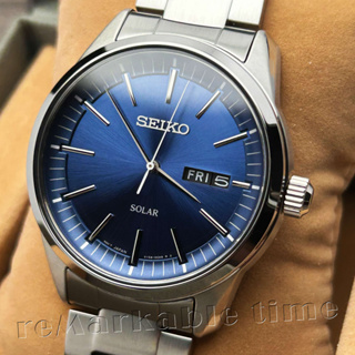 【SEIKO SOLAR】光動能藍寶石水晶簡約風男手錶款SNE525P1/SNE525