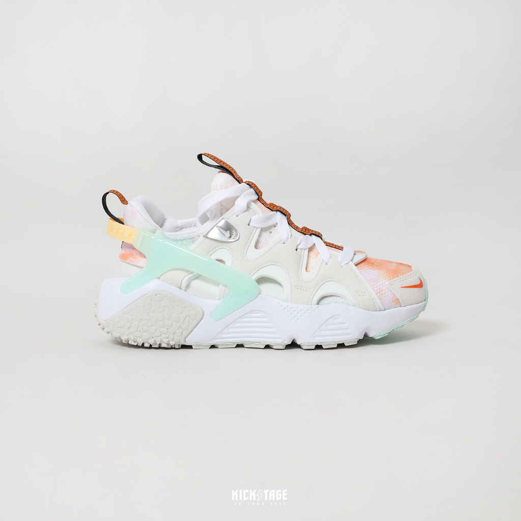 NIKE W AIR HUARACHE CRAFT 白粉綠 扎染 暈染 變形蟲 圖騰 武士鞋【FJ7735-031】女鞋