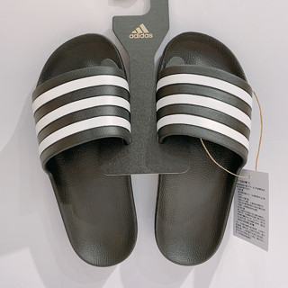 adidas ADILETTE AQUA 男女款 黑色 舒適 防水 拖鞋 F35543