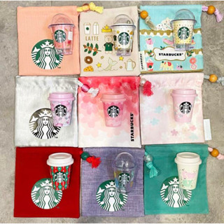 ♜現貨♖ 日本 週年 紀念品 星巴克 Starbucks 束口袋 袋子 咖啡杯 迷你杯 杯子 水杯 塑膠杯 模型 公仔