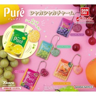 全新 Pure造型吊飾 扭蛋 5入 吊飾 軟糖造型吊飾 迷你 擬真吊飾 味覺糖 Kanro 甘樂 轉蛋 掛飾 玩具
