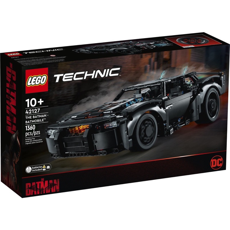 【全新未拆】樂高 42127 科技系列 DC 超級英雄 2022 蝙蝠車 - LEGO Technic -
