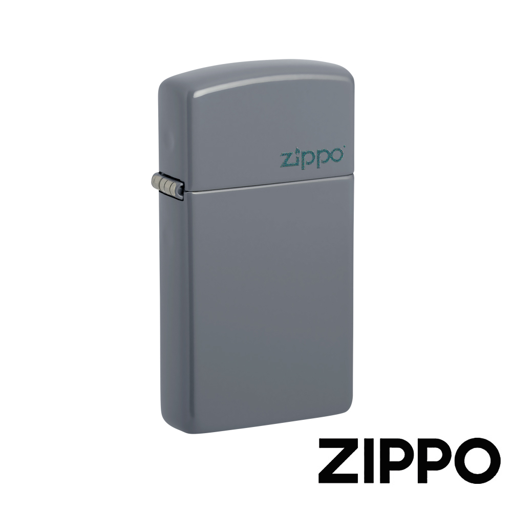 ZIPPO 窄版水泥灰色防風打火機 經典素面 官方正版 現貨 禮物 送禮 刻字 客製化 終身保固 49527ZL