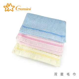 【雙星毛巾Gemini】MIT純棉素色彩緞童巾(顏色隨機)｜柔軟蓬鬆｜吸水透氣 舒適親膚｜純棉毛巾推薦｜優惠