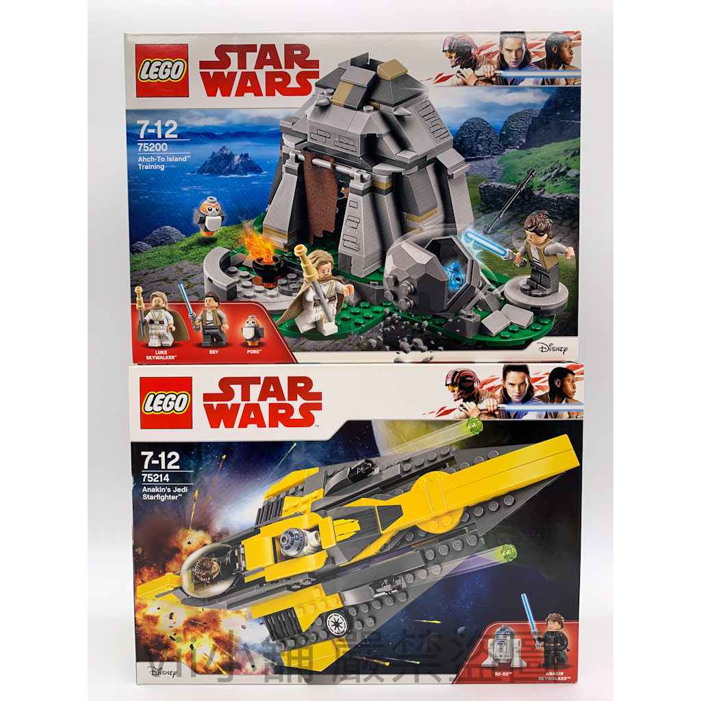樂高 LEGO 星際大戰 星戰 75200 AHCH-TO ISLAND 75214 安納金 Anakin 絕地戰機