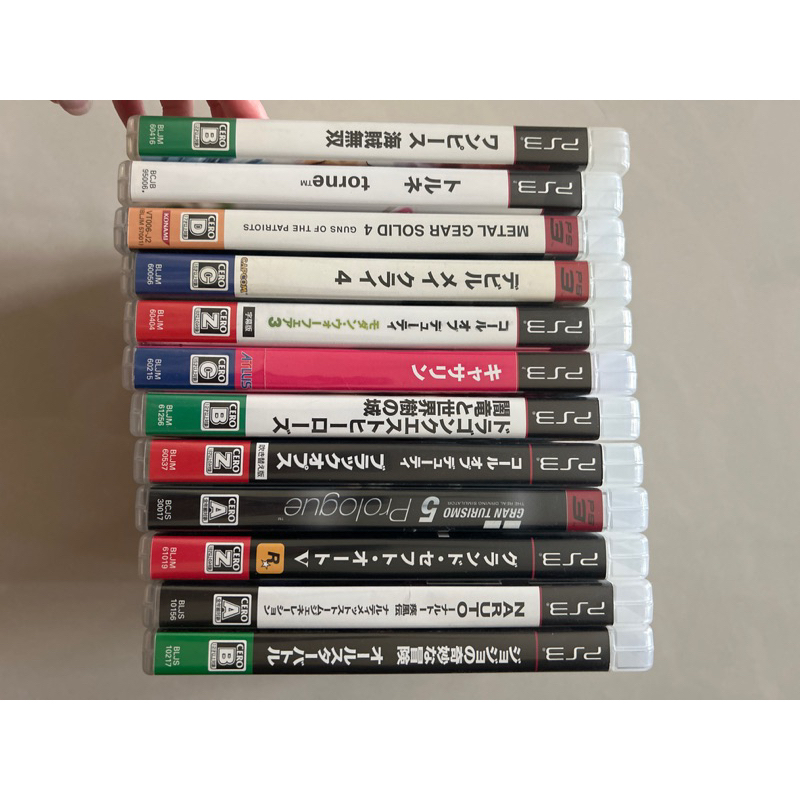 PS3 遊戲片 日版 12片 勇者鬥惡龍 gta5