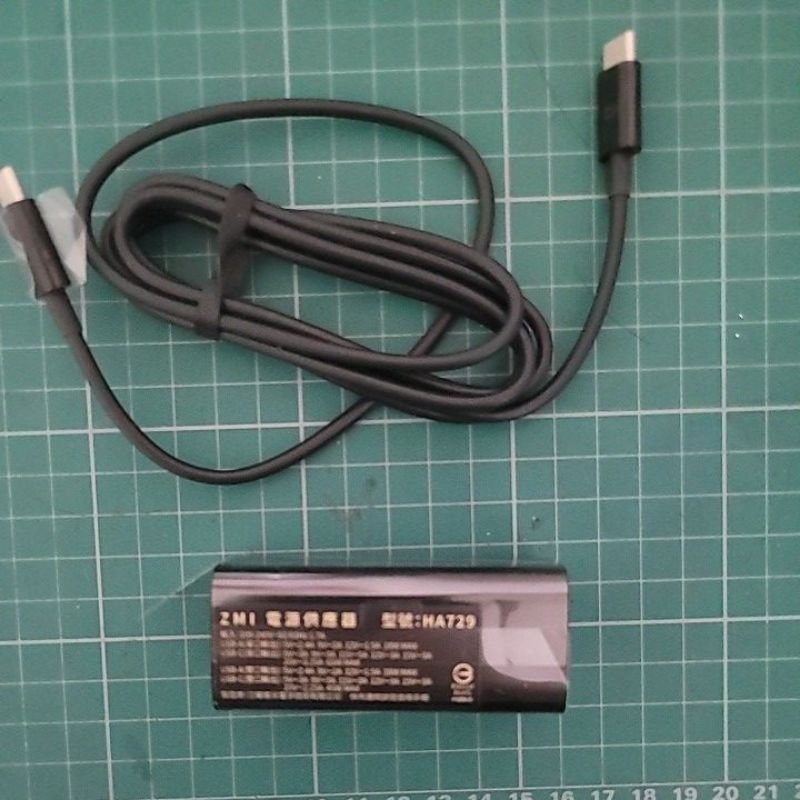 紫米 USB type C 電源 HA 729(1A1C氮化鉀）65W