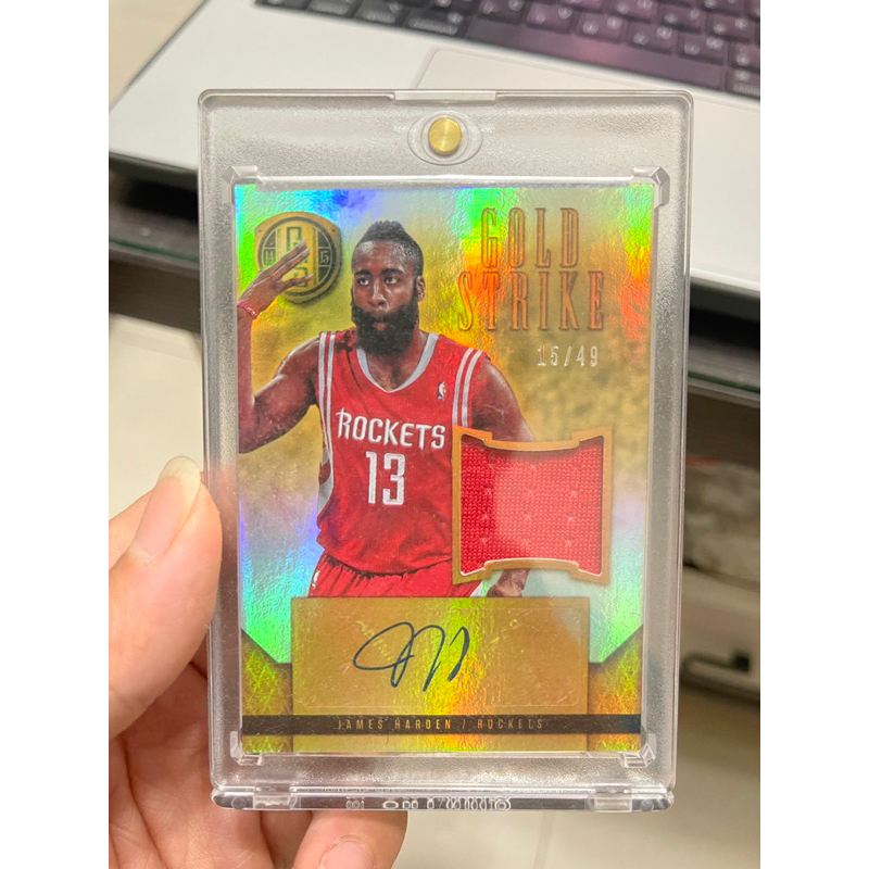 Panini James Harden 球衣簽名卡 火箭登  15/49