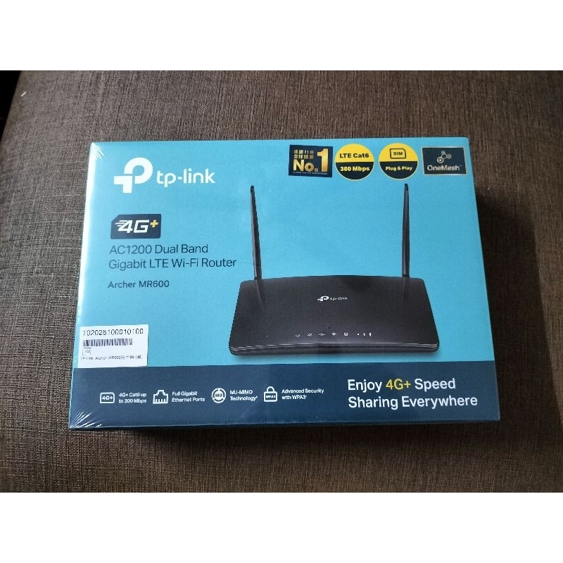 TP-Link Archer MR600 4G+ AC1200無線雙頻 Gigabit 路由器 SIM卡轉wifi分享器