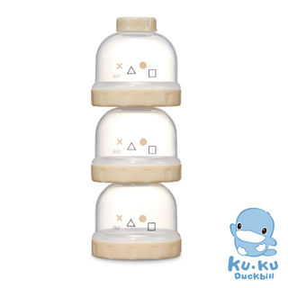 【隔日到貨】酷咕鴨 KUKU PLUS 純真之瞳疊疊樂奶粉罐 奶粉分裝罐 分裝奶粉罐✪準媽媽婦嬰用品✪