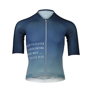 POC M's Pristine Print Jersey 男性車衣 Gradient Turmaline Navy