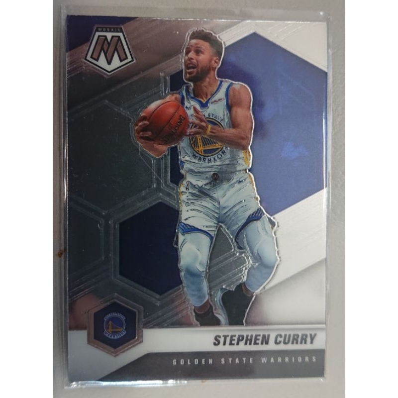 NBA 籃球 金州 勇士 Panini mosaic STEPHEN CURRY  球員卡 卡片有損