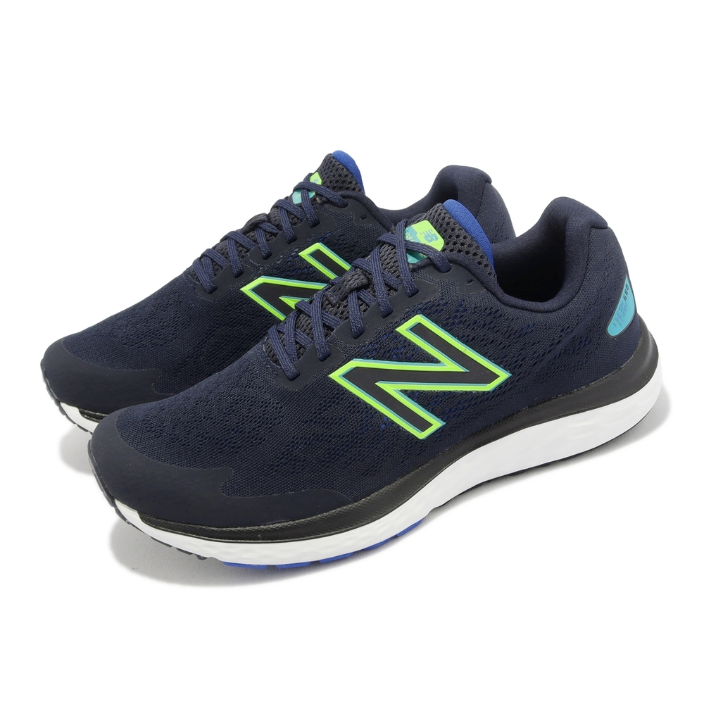 New Balance 慢跑鞋 680 V7 男鞋 運動鞋 寬楦 反光 輕量 好穿 舒適     藍  M680OR7